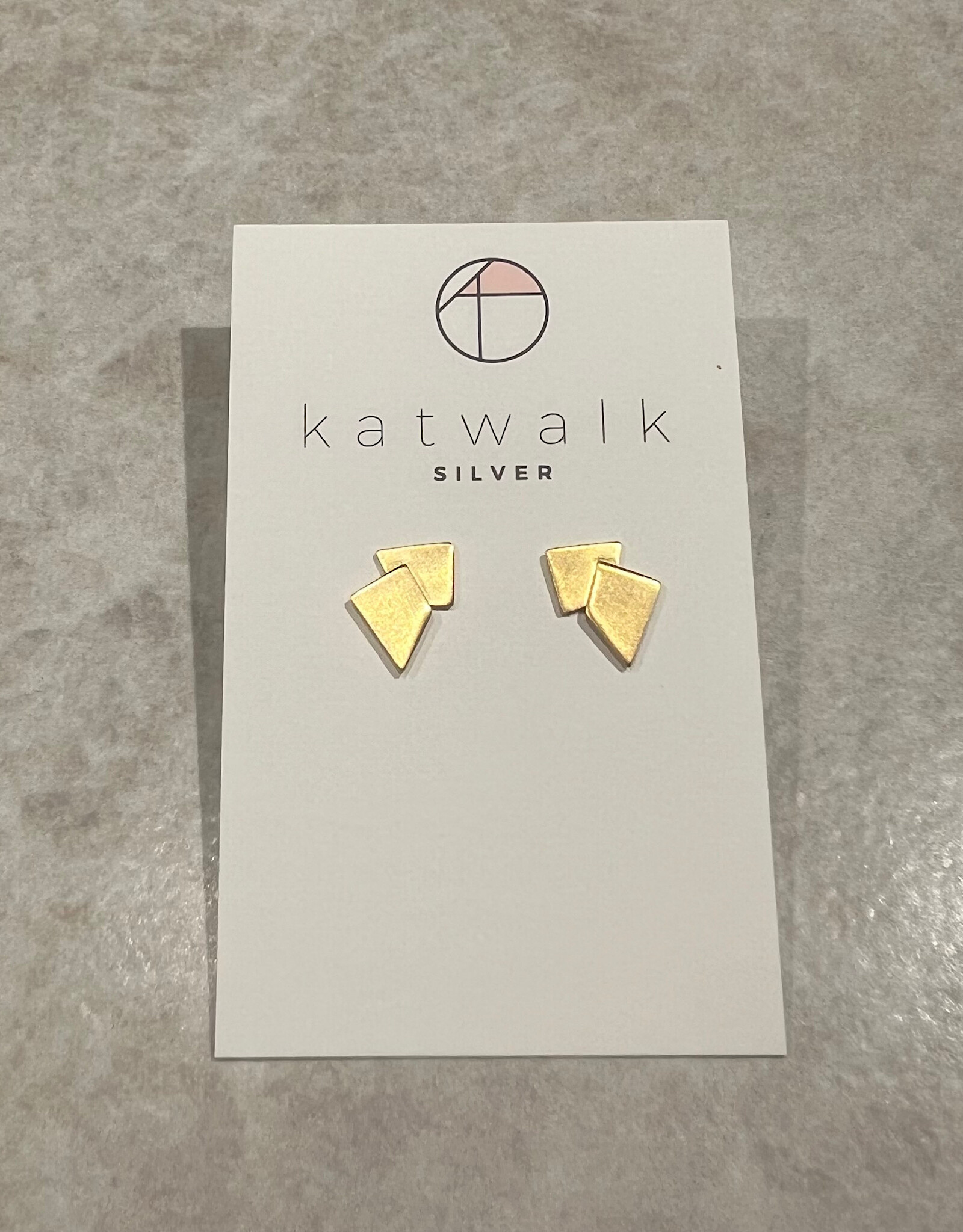Katwalk Oorbel - Minimalist - goud
