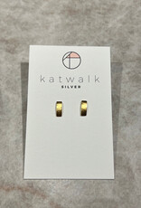 Katwalk Oorbel - Rectangle - goud