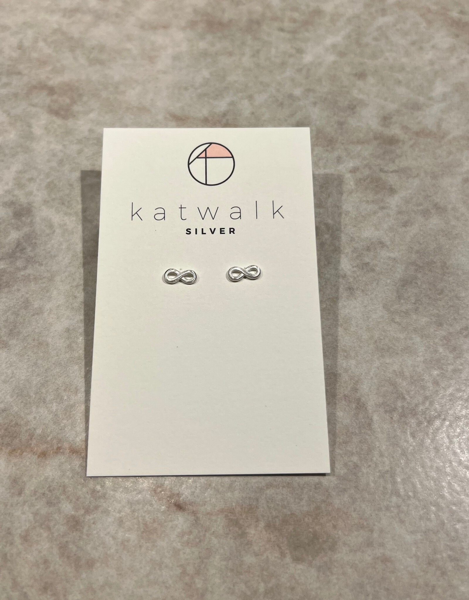 Katwalk Oorbel - Oneindigheid - zilver