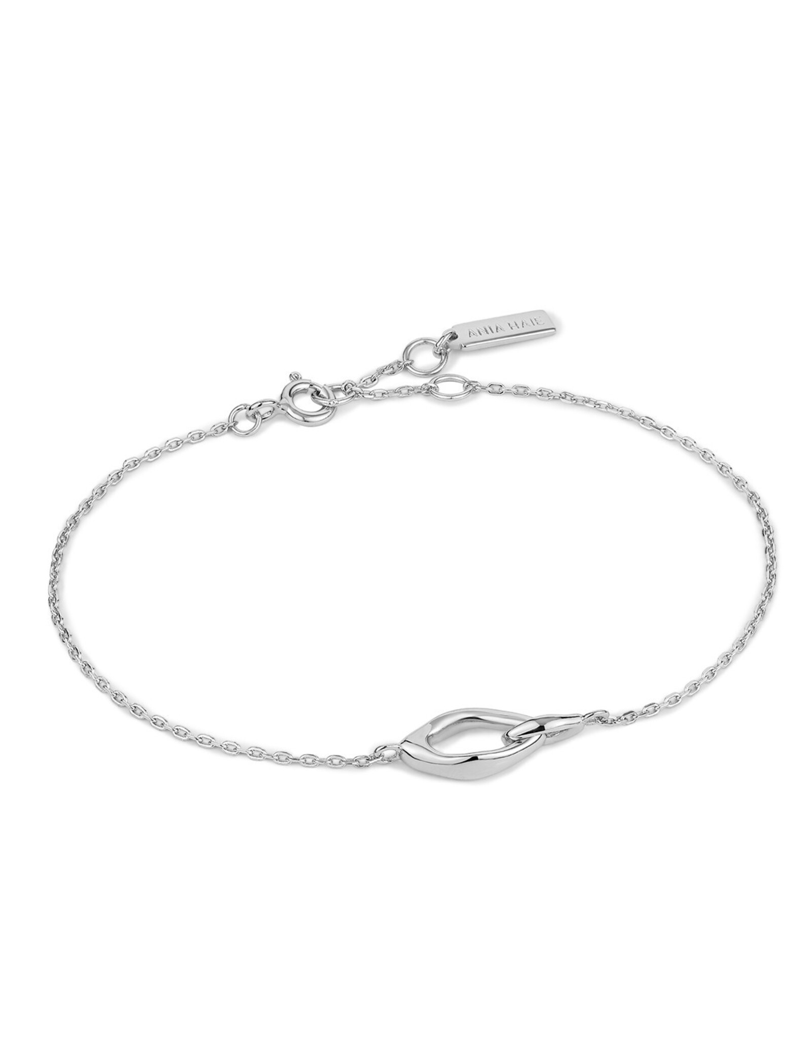 Ania Haie Armband - Wave link Zilver