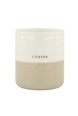 Zusss Geurkaars L - lieverd - zand