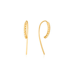 Ania Haie Oorbellen - Spike solid drop - goud