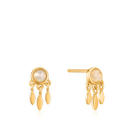 Ania Haie Oorbellen - Midnight fringe stud - goud