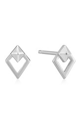 Ania Haie Oorbellen - Spike diamond stud - zilver