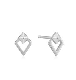 Ania Haie Oorbellen - Spike diamond stud - silver