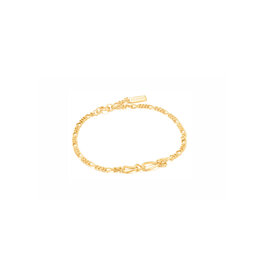 Ania Haie Armband - Figaro chain - goud