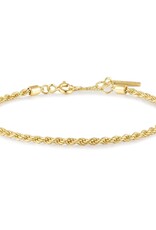 Ania Haie Armband - rope twist -goud