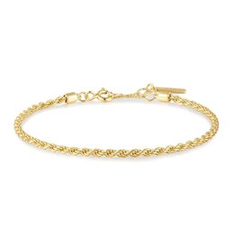 Ania Haie Armband - rope twist -goud