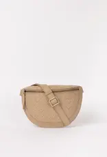 O My Bag Ray - Bumbag - Sand woven soft grain leather