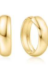 Ania Haie Oorbel - chubby large huggie hoop goud