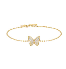 Ania Haie Armband - butterfly pave -  goud
