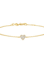 Ania Haie Armband - sweetheart pave - goud