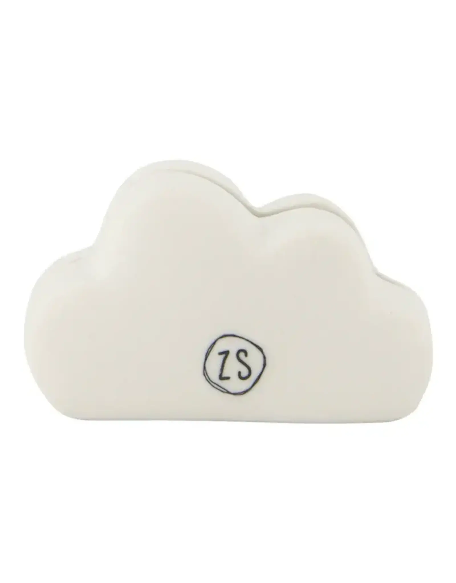 Zusss Kaartenstandaard - keramiek wolk wit