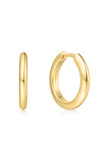 Ania Haie Oorbel - Tube small huggie hoop - goud
