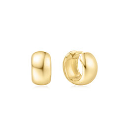Ania Haie Oorbel - Chubby small huggie hoop - goud