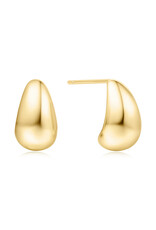 Ania Haie Oorbellen- Small dome hoop - goud