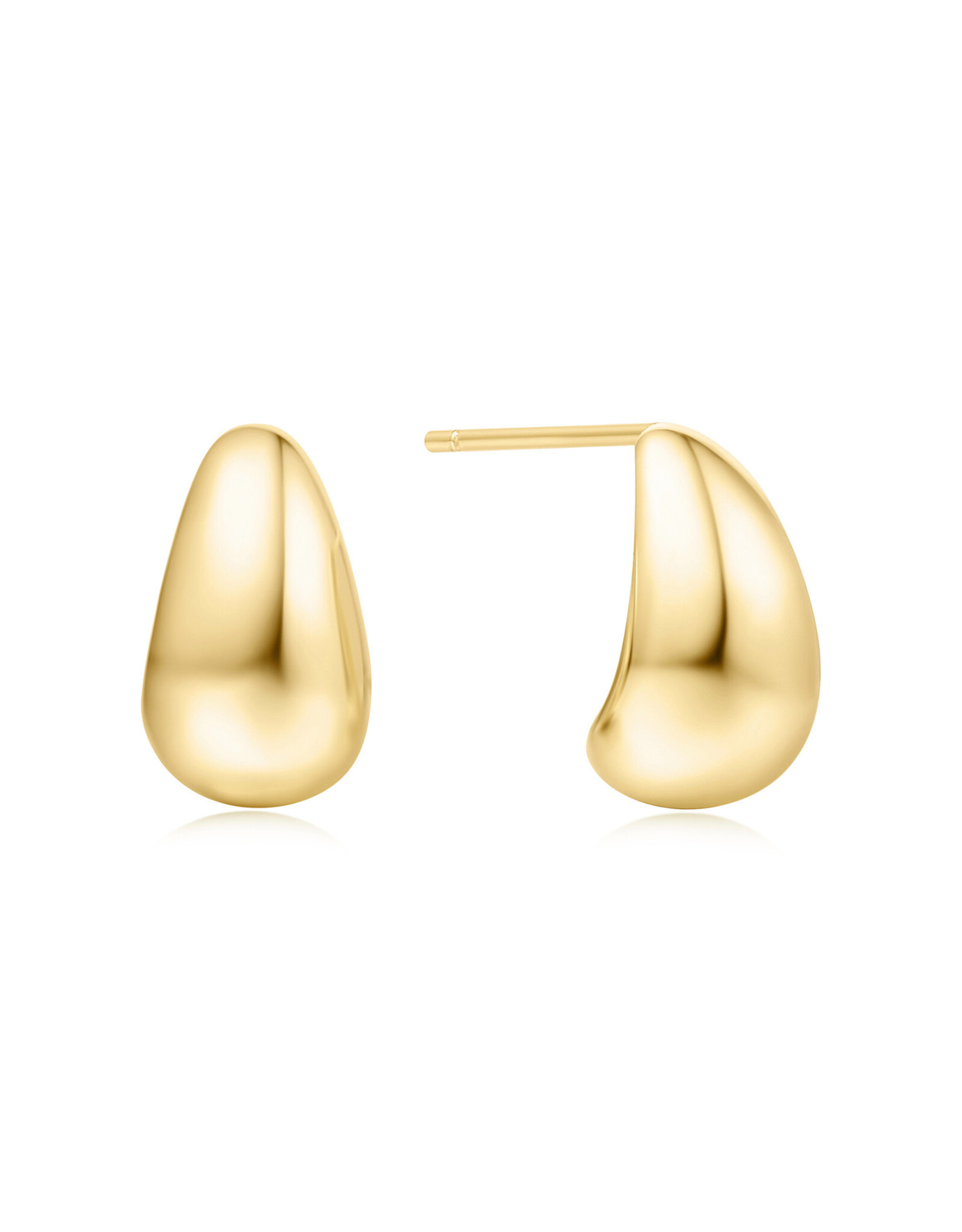 Ania Haie Oorbellen- Small dome hoop - goud