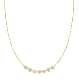 Ania Haie Ketting -  pave multi beaded chain - goud