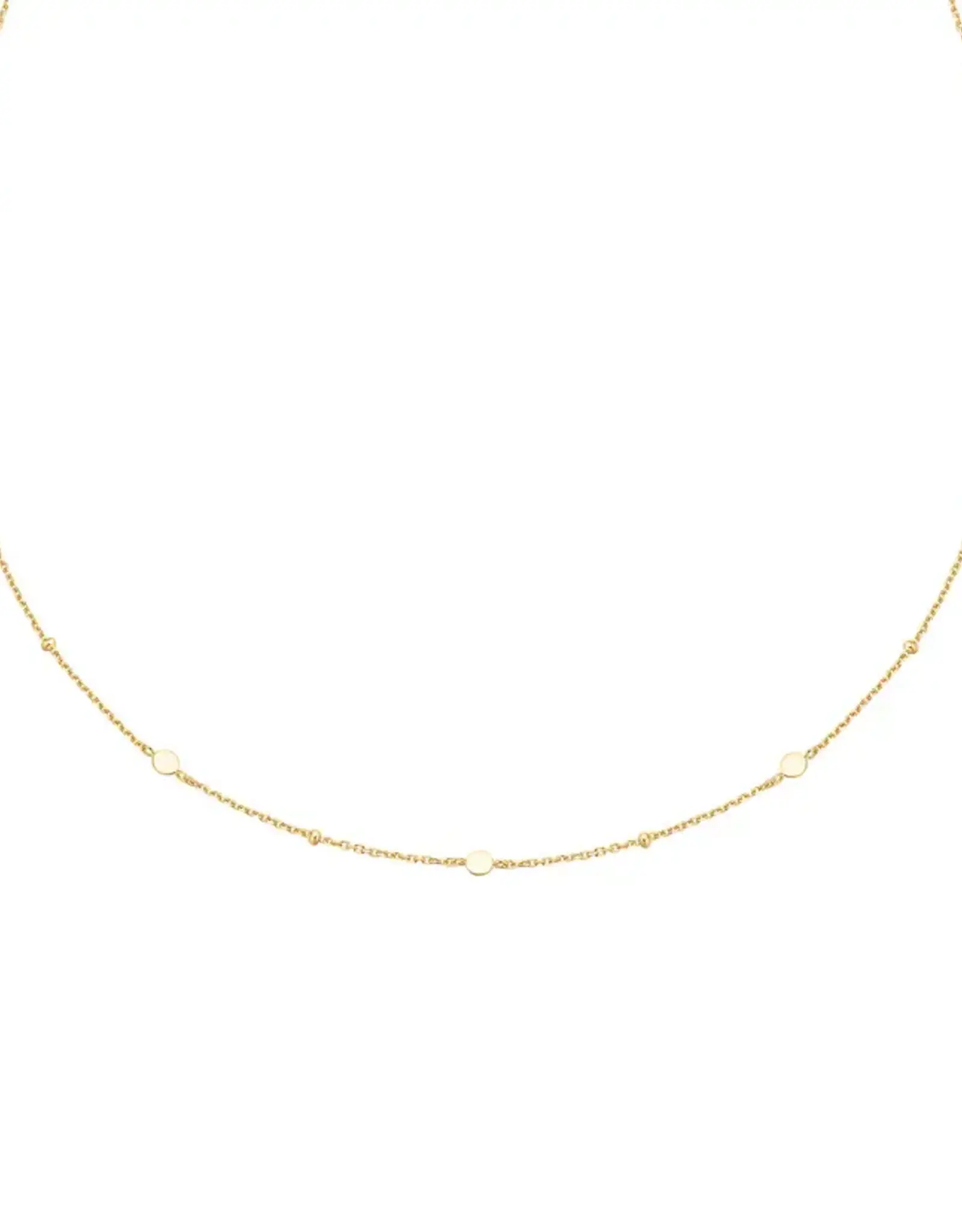 Ania Haie Ketting -  disc station - goud