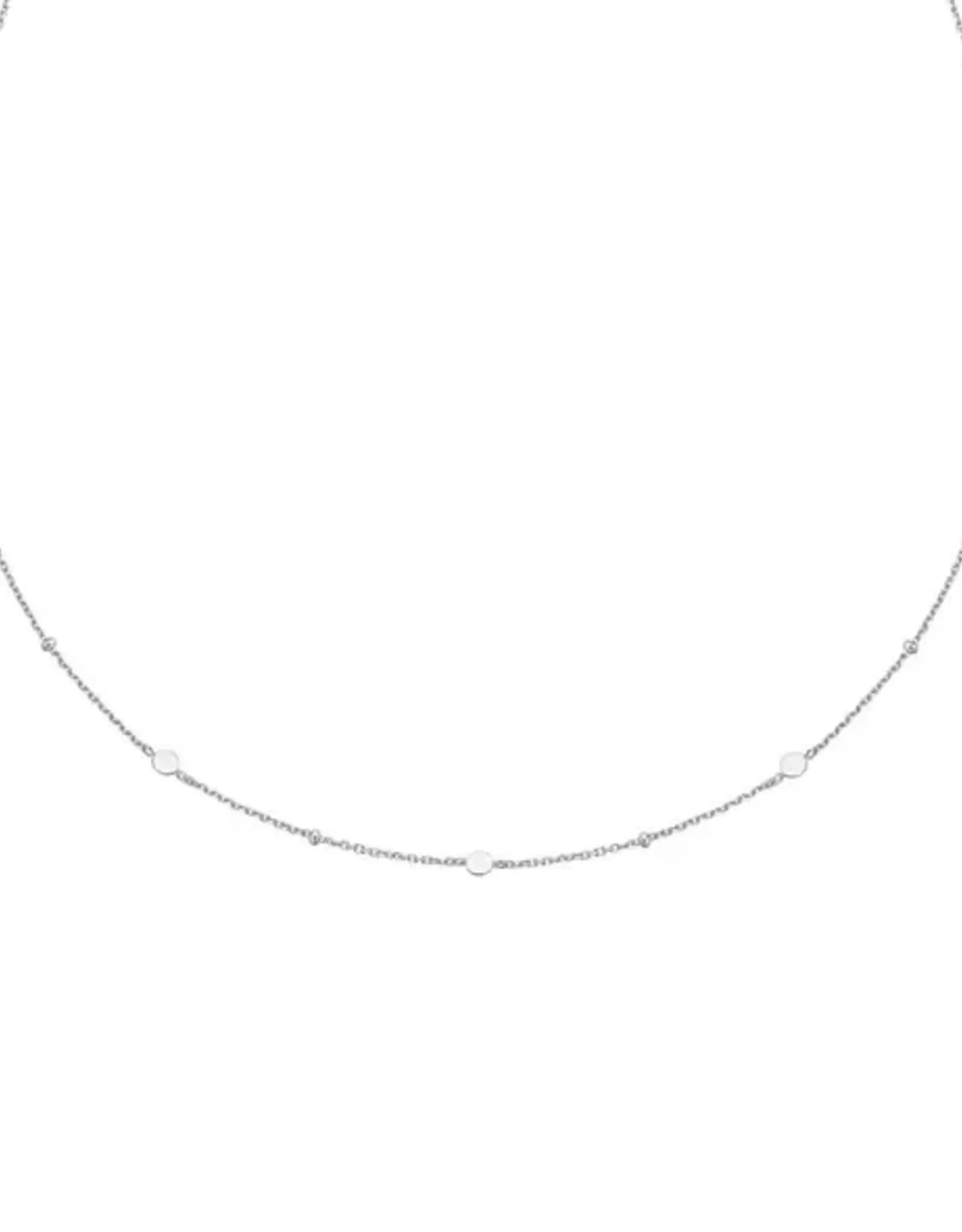 Ania Haie Ketting -  disc station - silver