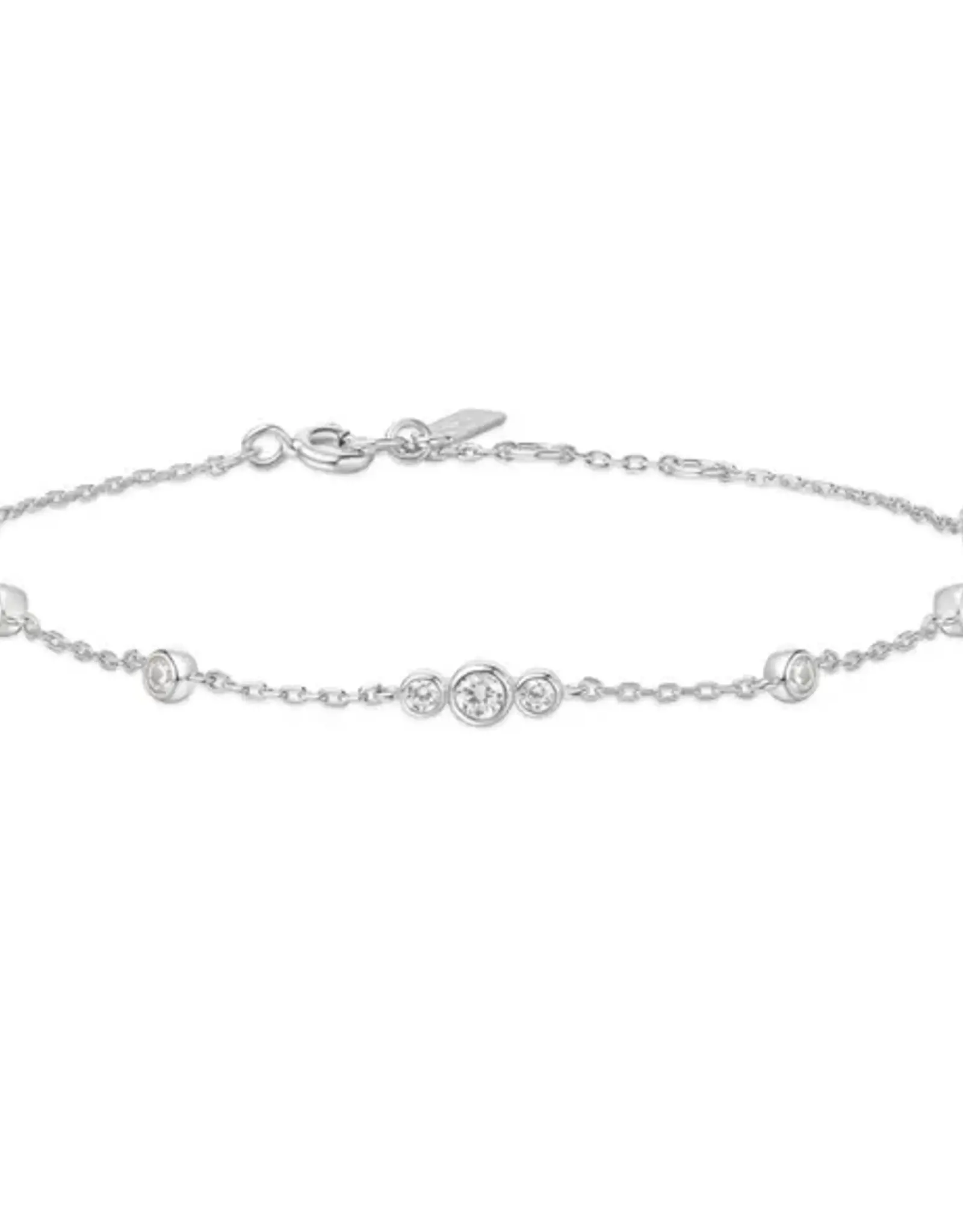 Ania Haie Armband - Sparkling bezel cubic zirconia sation - zilver