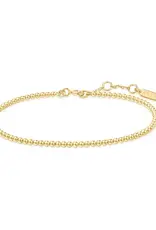 Ania Haie Arrmband - Gold beaded