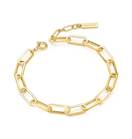 Ania Haie Armband - bold chunkychain - goud