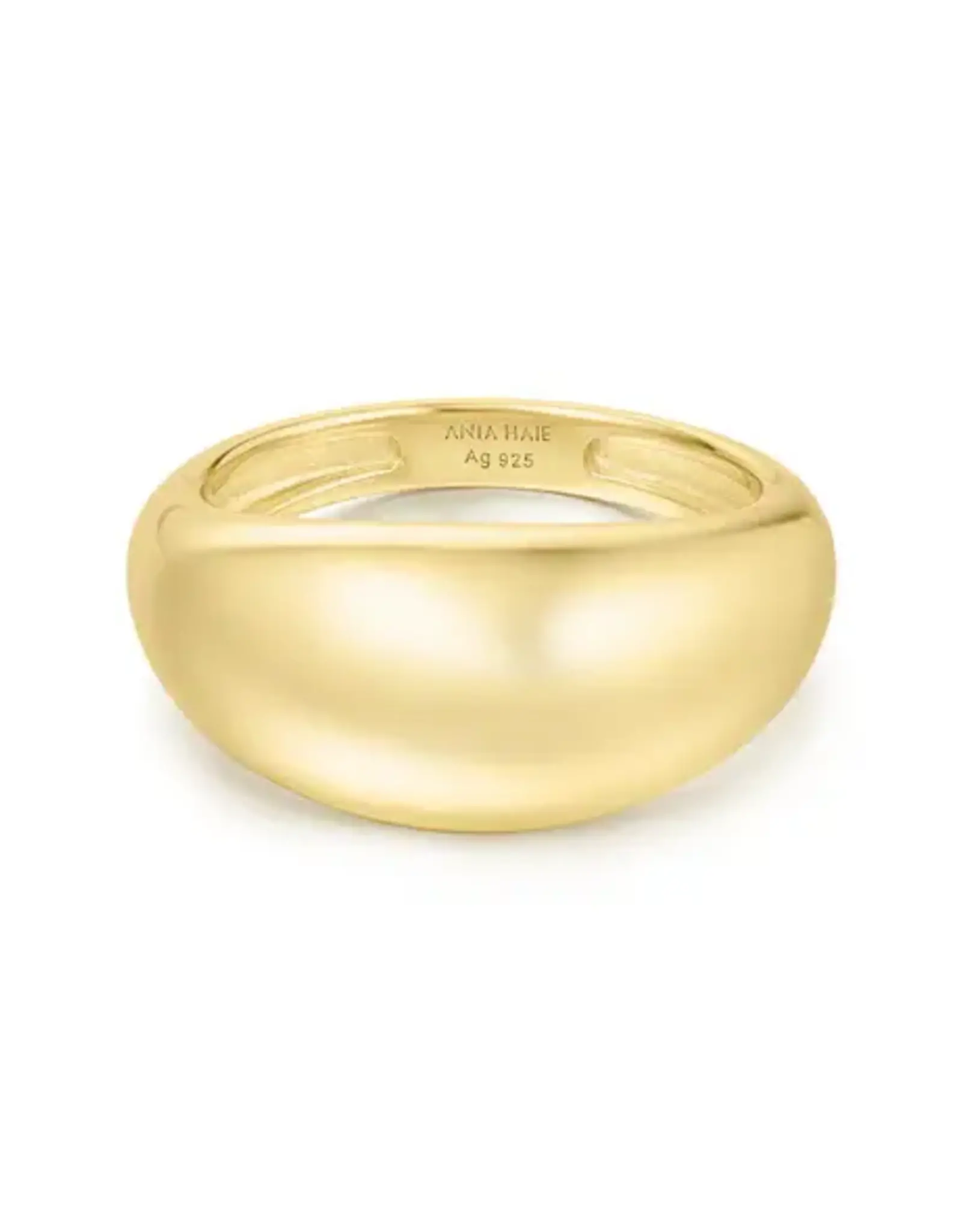 Ania Haie Ring - Gold bold dome