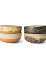 Tapaskom 70s ceramics - Drift groen bruin