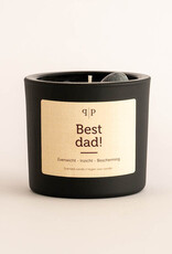 Pottie Pot Geurkaars met edelstenen - Best Dad !