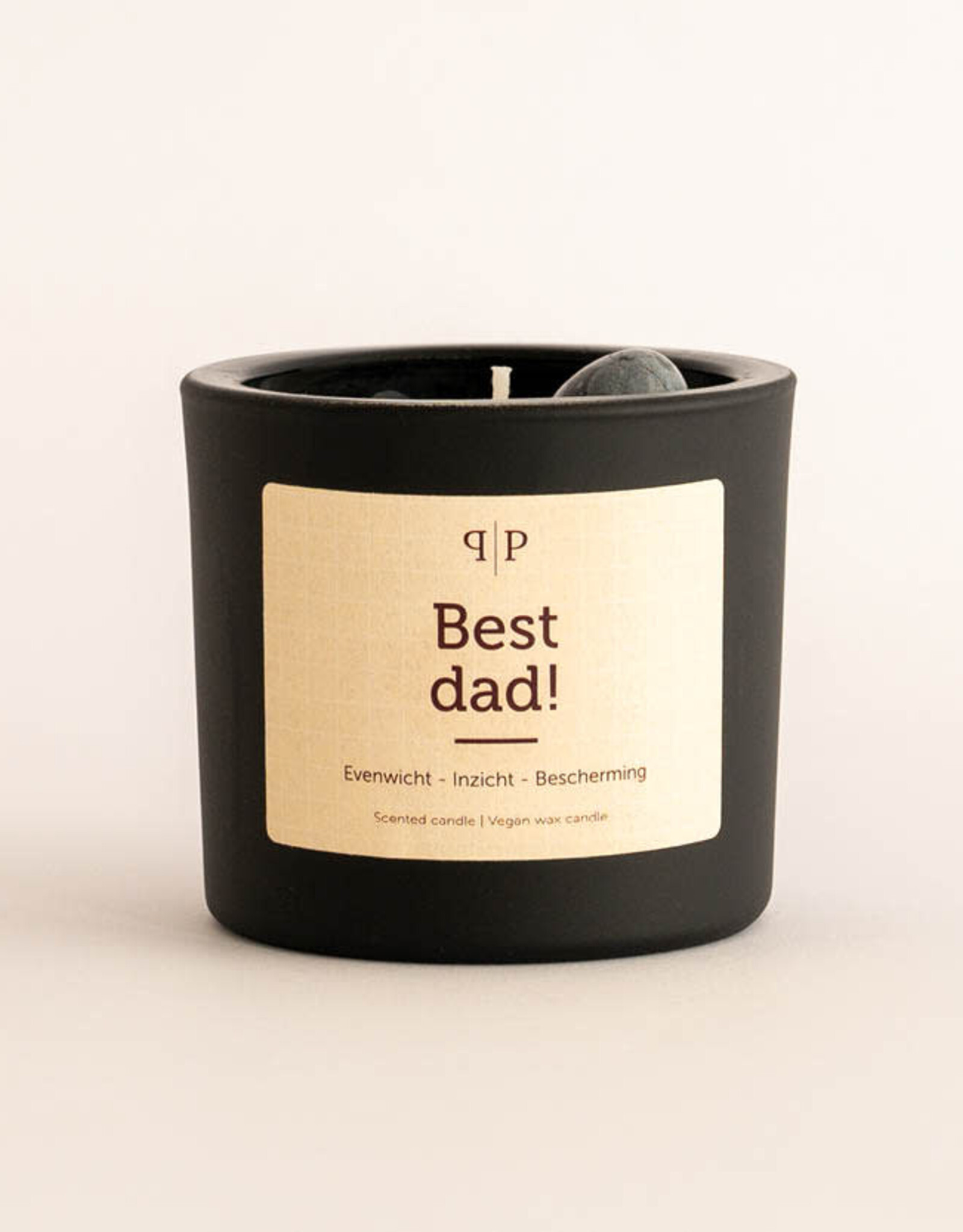 Pottie Pot Geurkaars met edelstenen - Best Dad !
