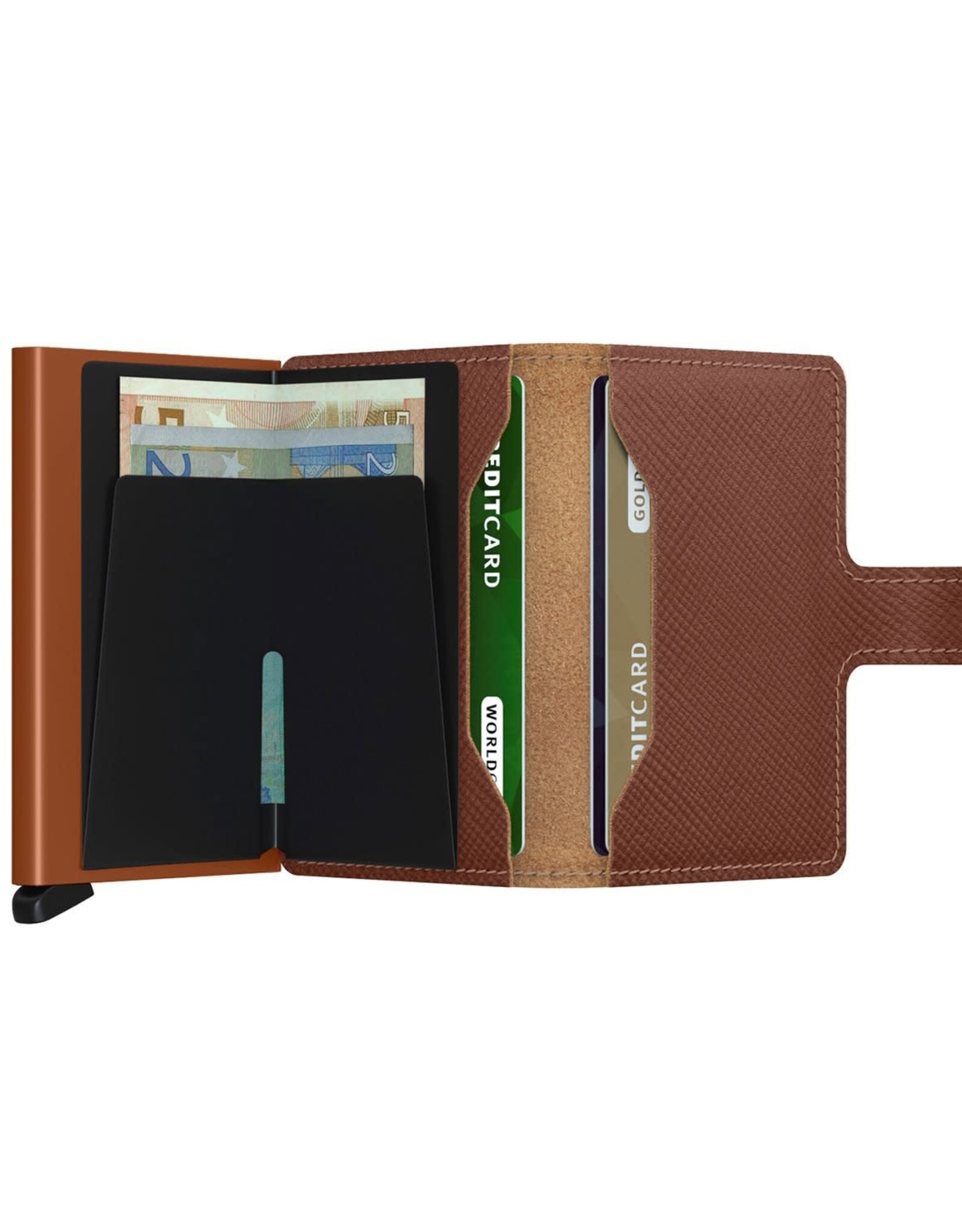 Secrid Miniwallet - Saffiano caramel