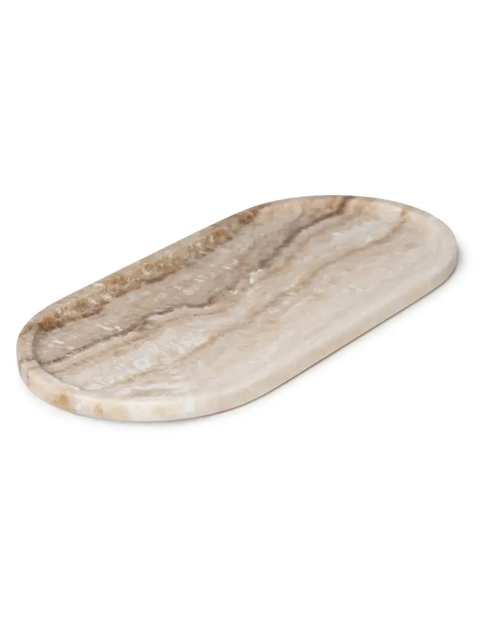 Mooisa Schaal - Sandal onxy ovaal 40x20cm