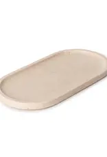 Mooisa Schaal - Travertine ovaal 30x15cm
