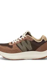 Woden Mathilde Runner-  suede Chocolade