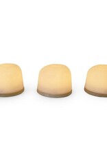 Atelier Pierre Set van 3 - Ambiance  H 7,5 cm x Ø 9,6 cm