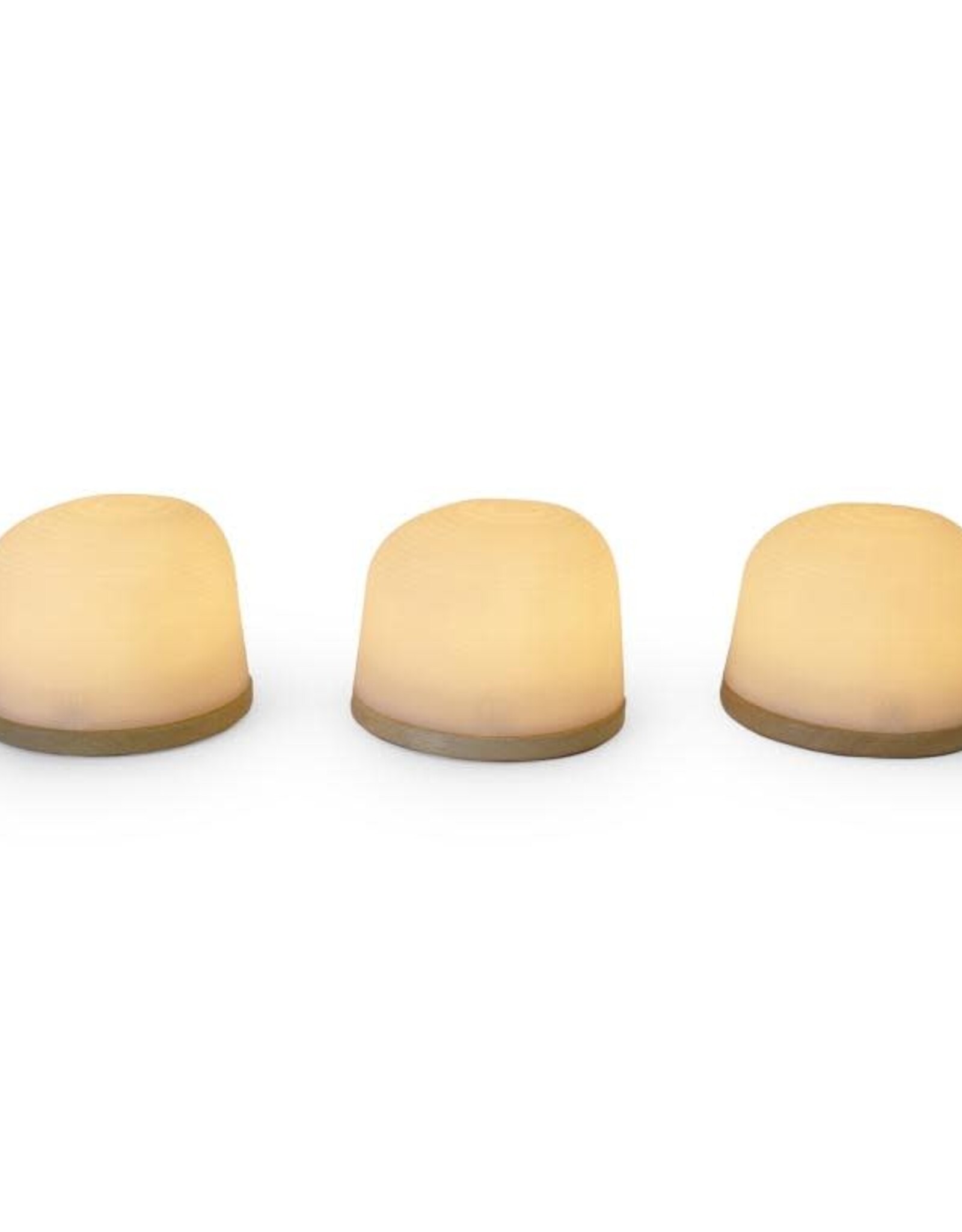 Atelier Pierre Set van 3 - Ambiance  H 7,5 cm x Ø 9,6 cm