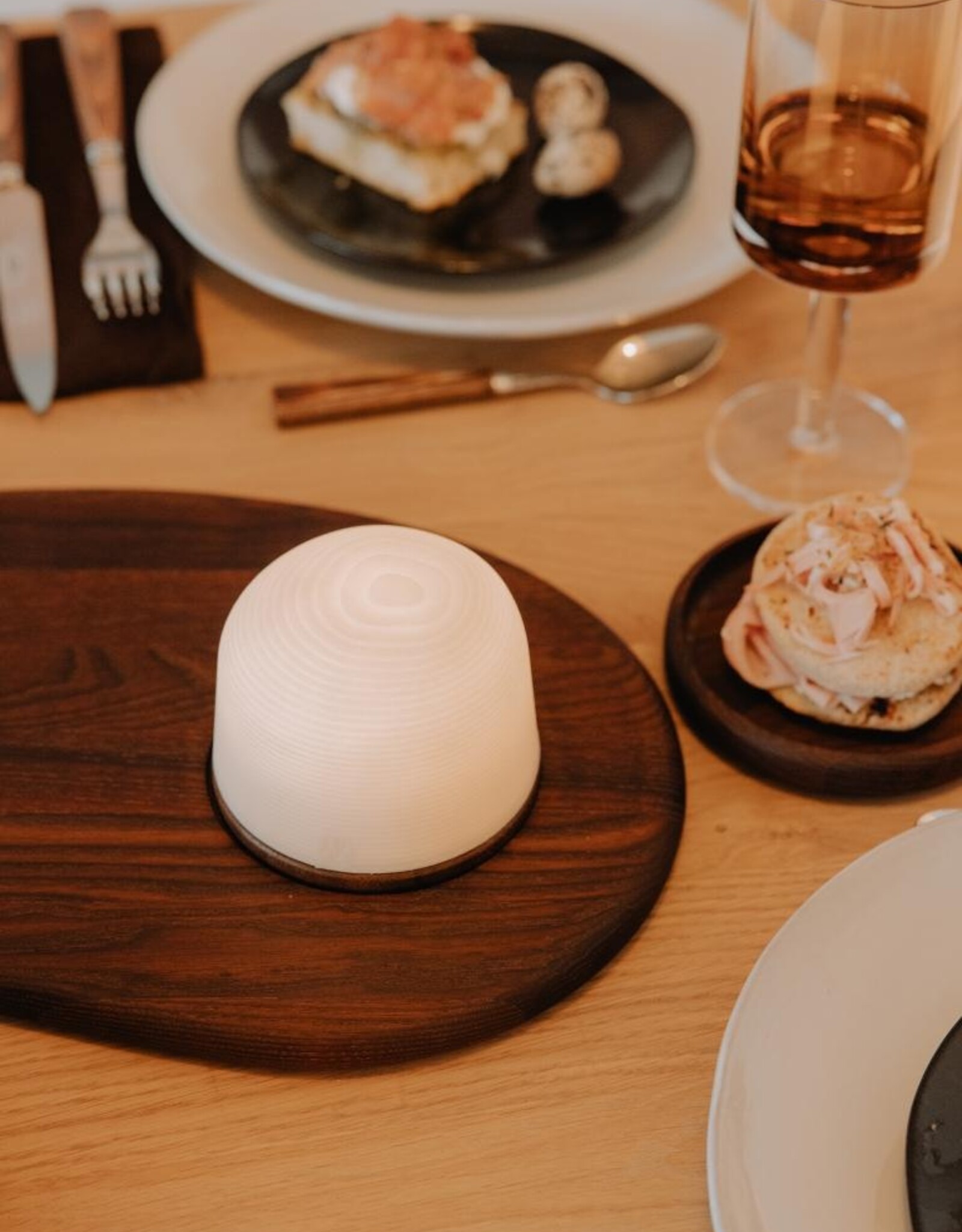 Atelier Pierre Set van 3 - Ambiance  H 7,5 cm x Ø 9,6 cm