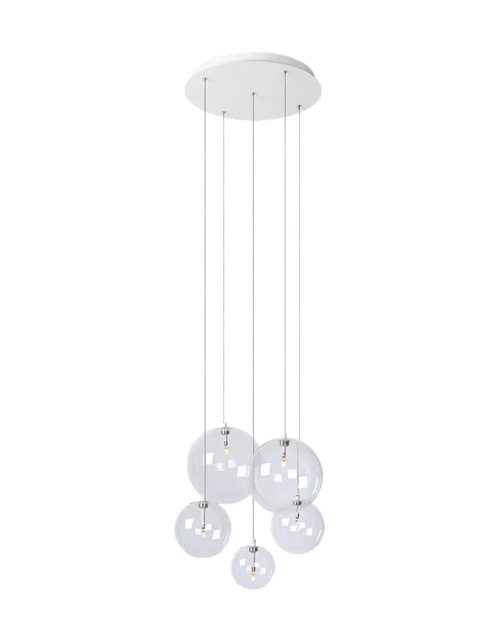 Hanglamp - Camy - wit helder