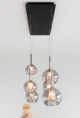 Hanglamp - Saigy 7 - rechthoek zwart