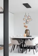 Hanglamp - Licht Saigy 7 - rechthoek zwart