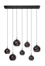 Hanglamp -  Bueny - Smoky grey glass