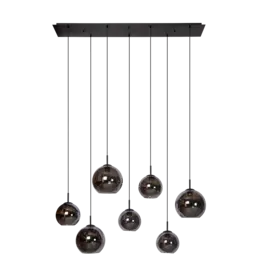 Hanglamp -  Bueny - Smoky grey glass