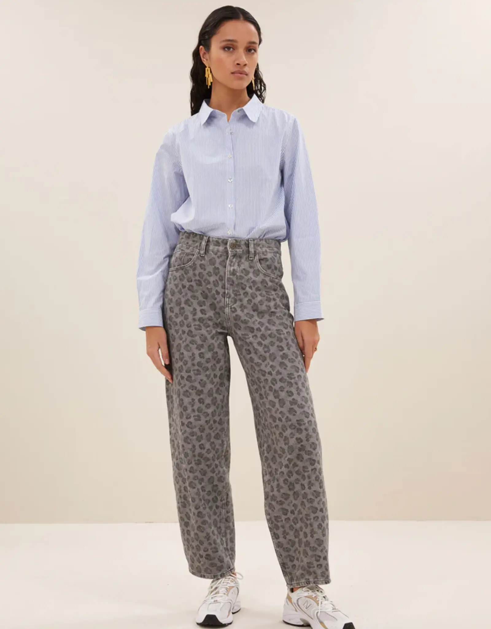 By-bar Blouse - Joly blue stripe