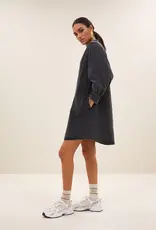 By-bar Jurk - Jina twill zwart