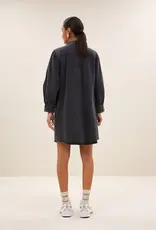 By-bar Jurk - Jina twill zwart