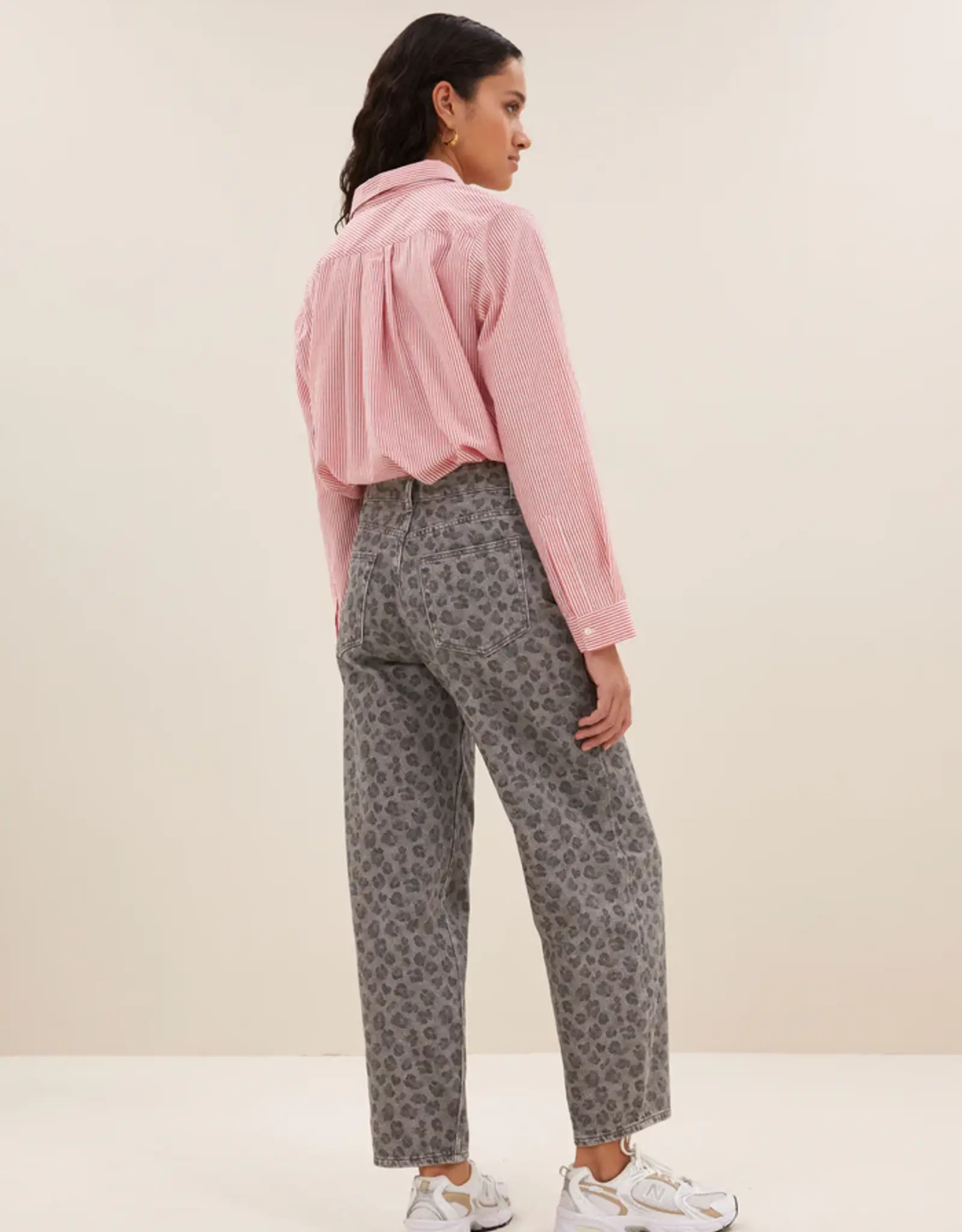 By-bar Broek - Lew Cheetah - grijs