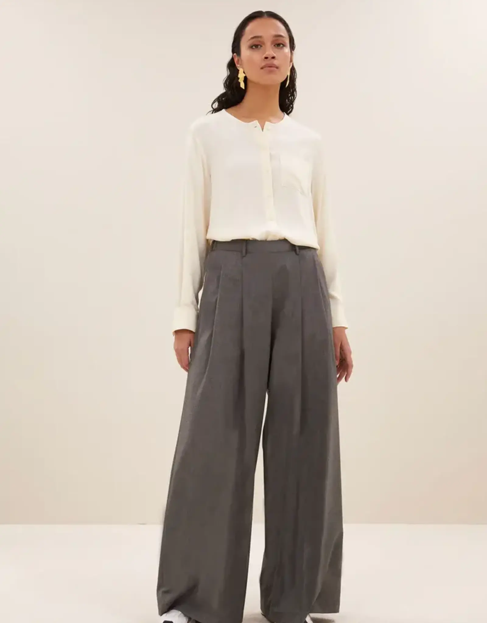 By-bar Broek - Sef - Grijs