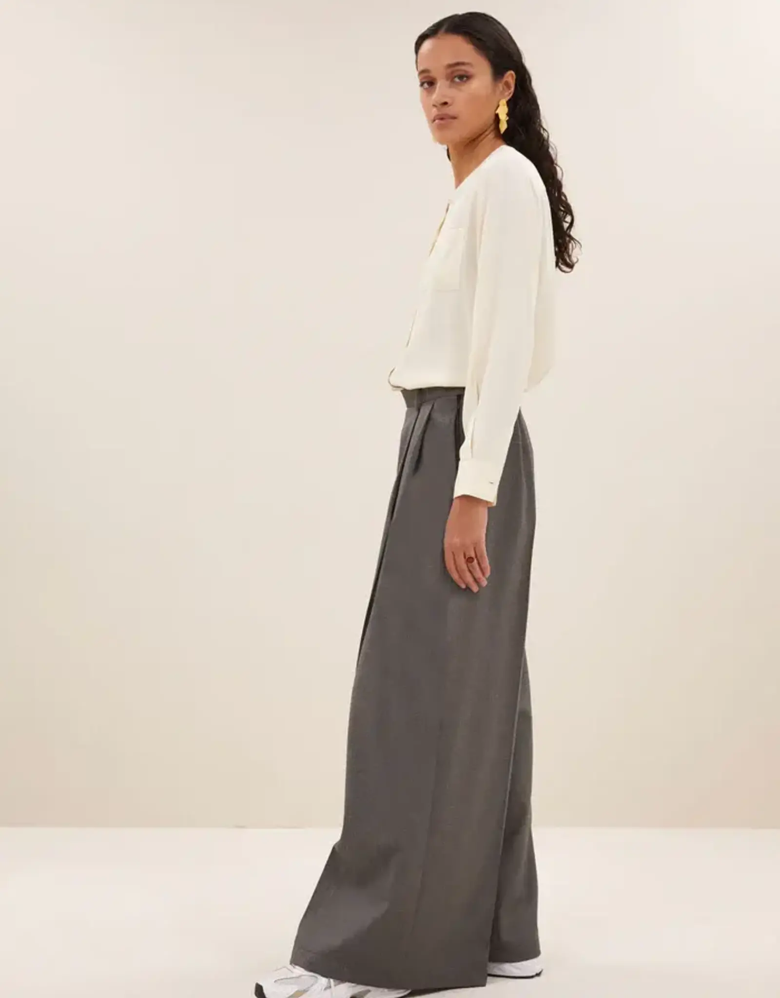 By-bar Broek - Sef - Grijs