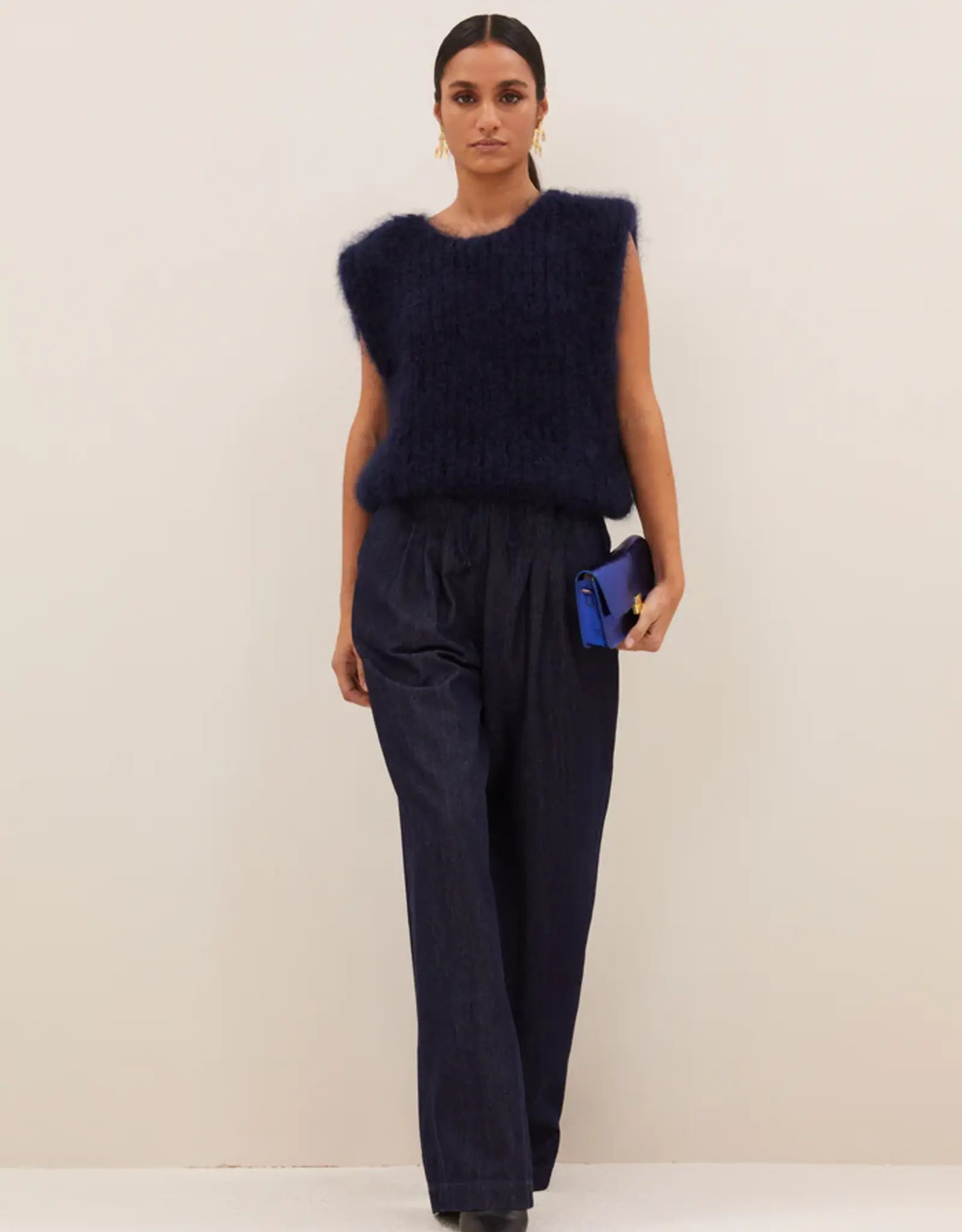 By-bar Broek - Jaxx stockholm  - blauw
